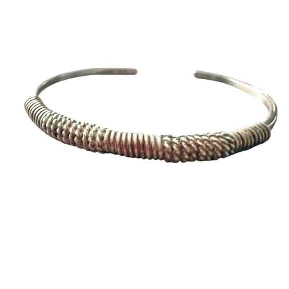 925 Sterling Silver Cuff Bracelet - Picture 1 of 9